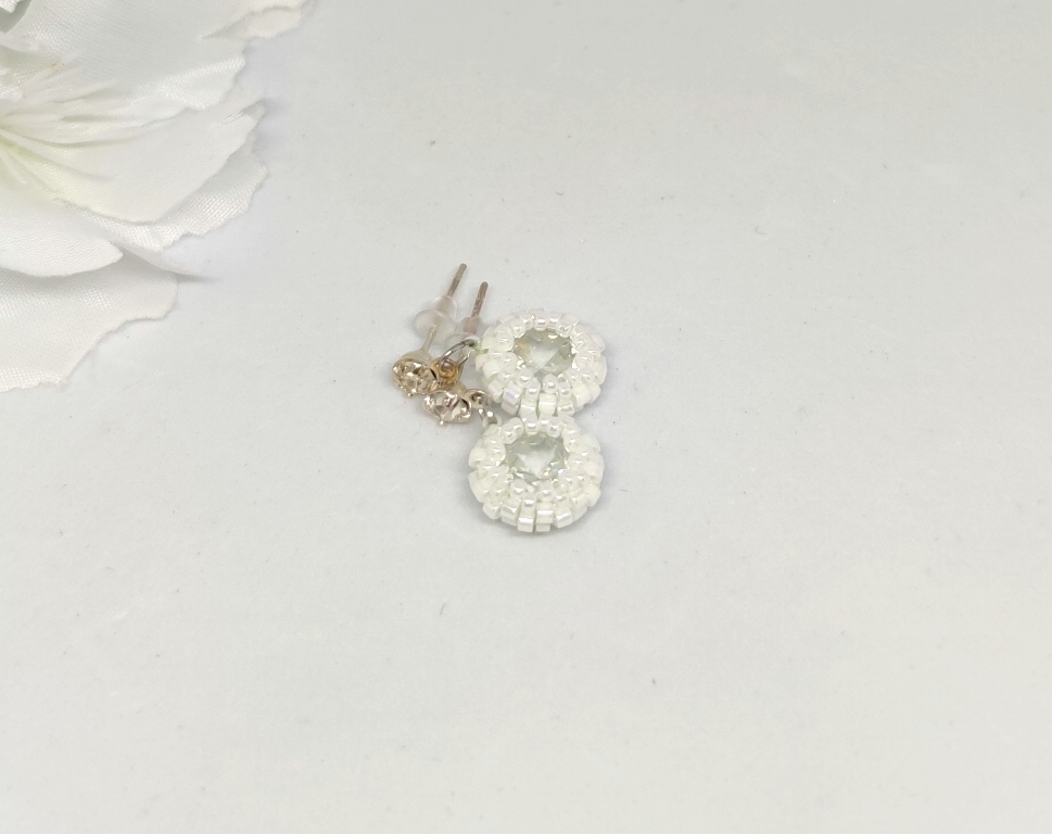 Crystal Drops: White & Clear