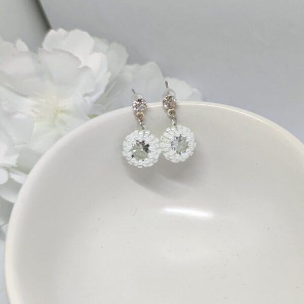 Crystal Drops: White & Clear